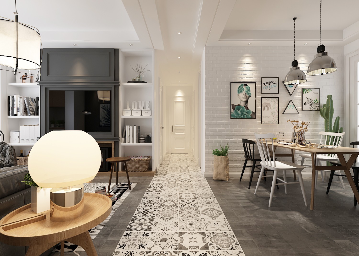 淄博180㎡极简loft
